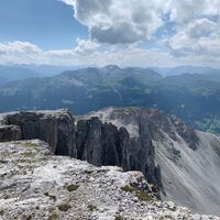 Ausblick von der Rätschenfluh Richtung Graubünden