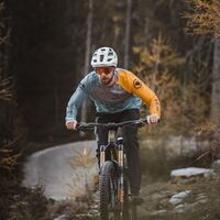 Mountainbiker auf Buckelwald Trail