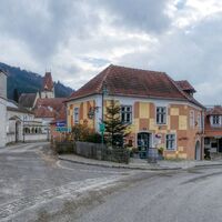 Alte Schmiede am Hauptplatz in Schönberg
