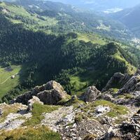 Blick zur Steinkaralm