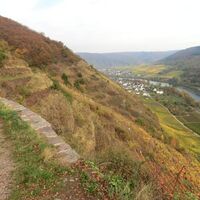 Blick vom Apolloweg in moselaufwärts Richtung Valwig