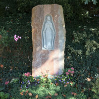 Die heilige St. Barbara, Schutzpatronin der Bergleute, am Wegesrand