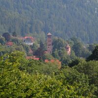 Blick auf das Kloster in Hirsau