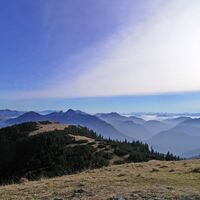Blick vom Hirschberg-Gipfel