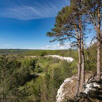 Blick vom Sachsenstein bei Neuhof