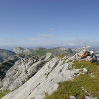 am Gipfel angekommen