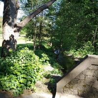 Start der Wanderung am Ufer der Volme