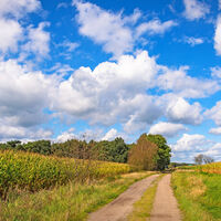 Wolkenspiel bei Glinstedt am Huvenhoopsmoor