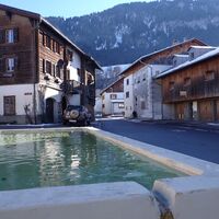 Der Dorfkern von Castrisch