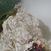 zwischendurch auch mal steilere Passagen