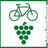 Radwegelogo Deutsche Weinstraße