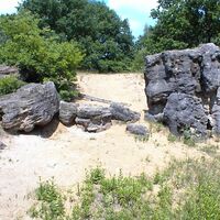 Kalkverkittete Sande in Holzen