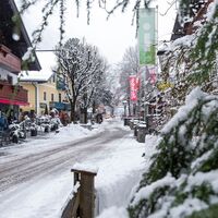 Fußgängerzone Söll Winter