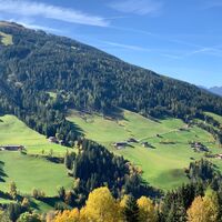 Blick vom Wurmhof Alpbach Richtung Wiedersbergerhorn