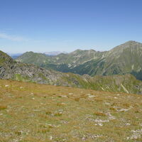 Reichensteingruppe in der Ferne