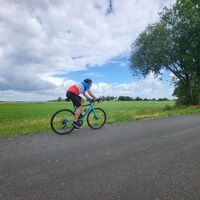 Weite und Tempo spüren beim Rennradfahren