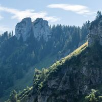 Blick auf Ettaler Manndl