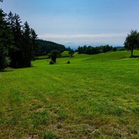Nach dem Sattel, Blick ins Alpenvorland
