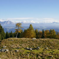 traumhafte Herbststimmung bei der Alm