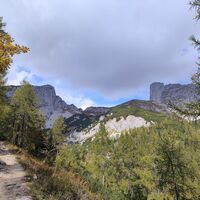 Blick zum Steirertor zwischen Traweng und Sturzhahn