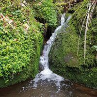 Wasserfall am Ende des Langenbachtals