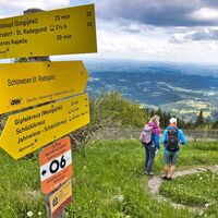 Wegweiser beim Stubenberghaus