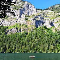 Blick zum Nordufer und Antenkar