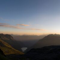 Abendstimmung auf der Saarbrücker Hütte