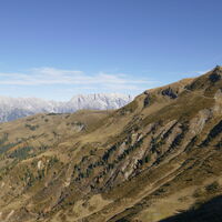 links hinter dem Hundstein nochmal der Hochkönig