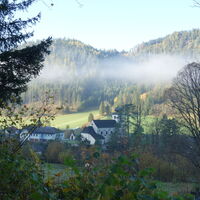 Blick zurück zur Kirche