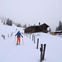 Skitour Roßkogel Brandenberg Anderl's Almhütte