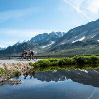 Radfahrer, Col du Grand Saint-Bernard