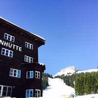 Auenhütte im Winter