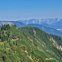 Blick auf Goisererhütte