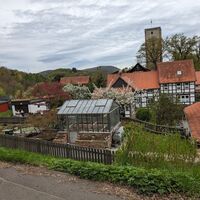 Wanderparkplatz Greene, Blick auf die Greener Burg