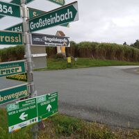 Markierung Wein &amp; Wasser-Tour in der Oststeiermark