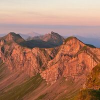 Damülser Grat im Abendlicht