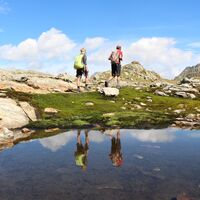 Wanderer an den Klafferseen