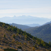 Blick zum Dachsteinmassiv