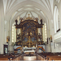 Barocker Gnadenaltar in der Wallfahrtskirche Maria Neustift