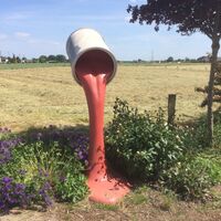 Farbklecks am K-Weg