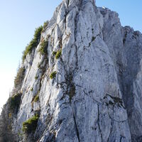 Die Schlüsselstelle auf den kleinen Feistringstein