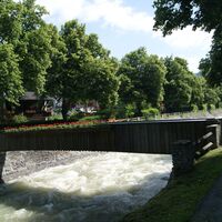 Brücke bei der Litzpromenade