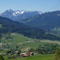 Aussicht von Guggisberg -- Rund ums Guggershorn