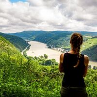 Blick ins Rheintal aus dem Binger Wald