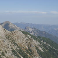 Tamischbachturm und die Almmauer Gipfel