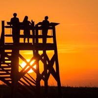 Sonnenuntergang auf der Hirn-Gallenberg-Tour