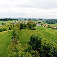Panorama Kirchberg - Blick vom Aussichtsturm Burgstall