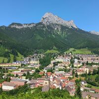 Panoramastrasse über Eisenerz, Pfaffenstein im Blick