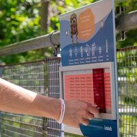 Infotafel in der Geisterklamm